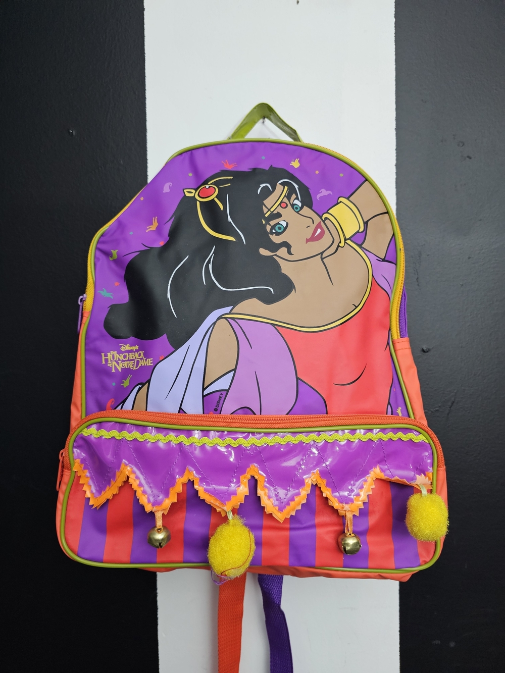 90's Disney Esmeralda Purple & Pink Girls Backpack